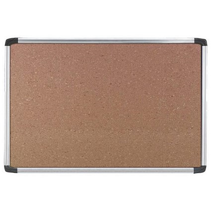 Nobo Euro Plus Noticeboard / Cork / Aluminium Trim / W924xH615mm