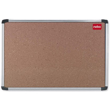 Nobo Euro Plus Noticeboard / Cork / Aluminium Trim / W1226xH918mm