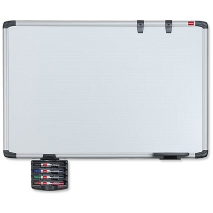Nobo Professional Drywipe Board Magnetic with Fixing Kit and Pen W900xH600mm