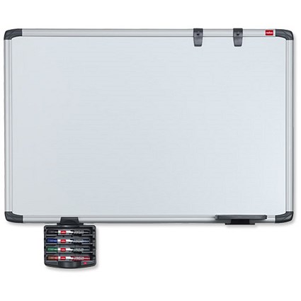 Nobo Professional Drywipe Board Magnetic with Fixing Kit and Pen W1800xH1200mm