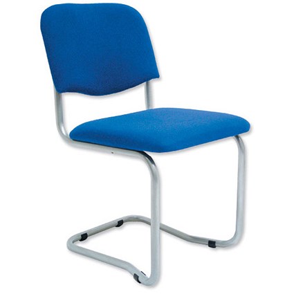 Trexus Stackable Cantilever Chair - Blue