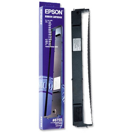 Epson Ribbon Cassette Fabric Nylon Black [for MX RX FX100 105 1000 1050] Ref C13S015020