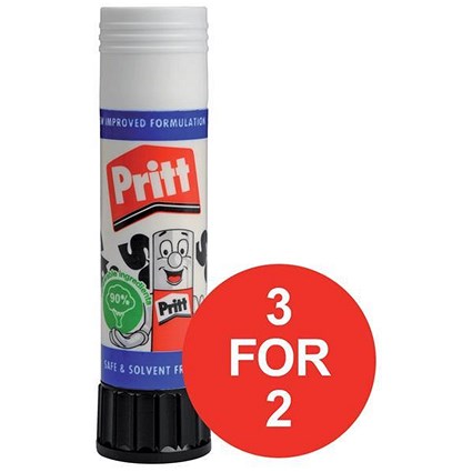 Pritt Stick Glue / Standard / 11g / Pack of 10 / 3 for the price of 2
