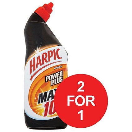 Harpic Power Plus Liquid / Original / 750ml / Buy One Get One FREE
