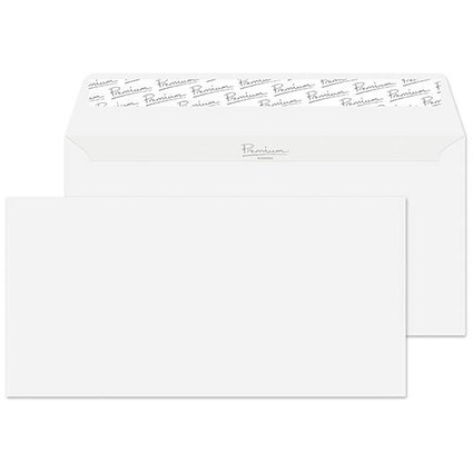 Blake Premium DL Wallet Envelopes / Wove / High White / Peel & Seal / 120gsm / Pack of 500 / 3 packs for the price of 2