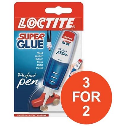 Loctite Perfect Super Glue Gel Pen / 3g / 3 for the price of 2