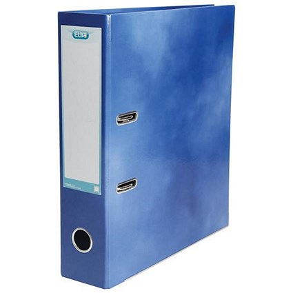 Elba A4 Lever Arch File, Laminated, Blue, Buy 1 Lever Arch File and Get a Free Pack of Elba Dividers