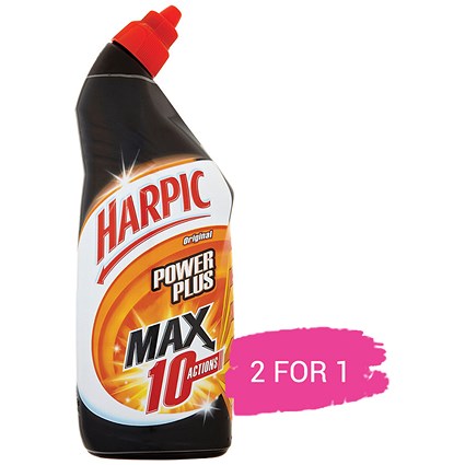 Harpic Original Power Plus Liquid, 750ml, Buy 1 Bottle Get 1 Free