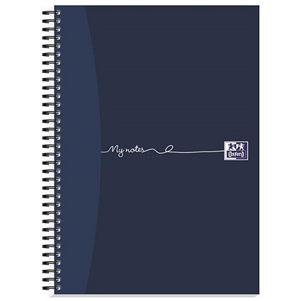 Oxford MyNotes Notebook, A4, Feint Ruled with Margin, 200 Pages, Pack of 3, Buy 1 Pack Get 1 Pack Free