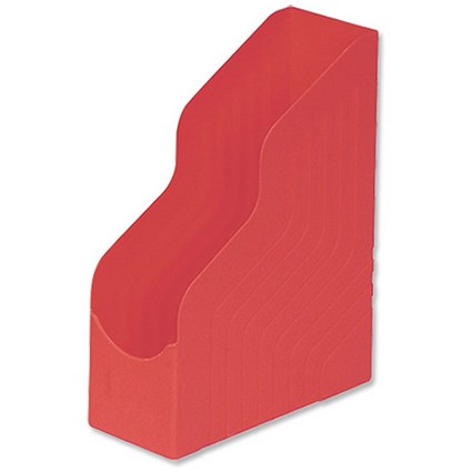 Avery Original Magazine Rack File High-impact Polystyrene A4 Plus Red [Pack 6]