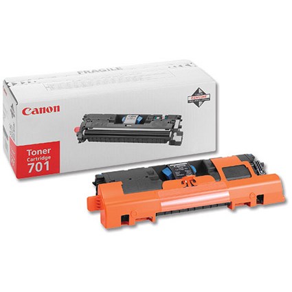 Canon 701BK Laser Toner Cartridge Page Life 5000pp Black Ref 9287A003