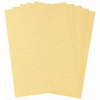 A4 Parchment Paper, Gold, 95gsm, 100 Sheets