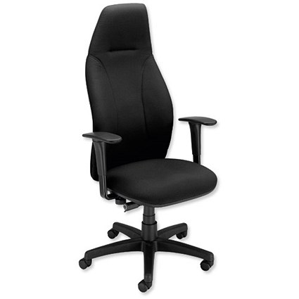 Adroit Posture Very High Back Executive Armchair Seat W535xD495xH430-540mm Black