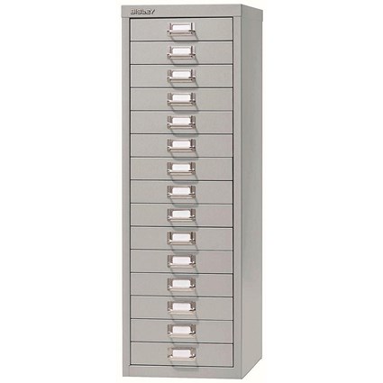 Bisley Soho 15 Drawer Cabinet Grey Paperstone