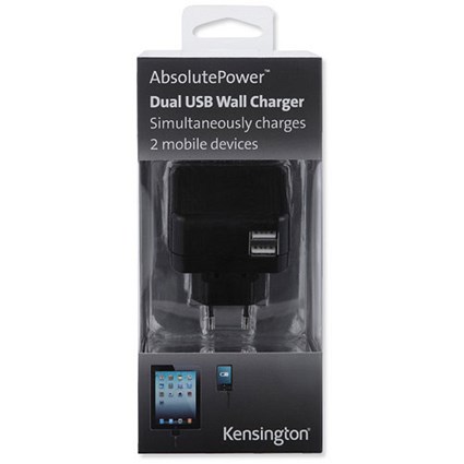 Kensington AbsolutePower 2x USB Wall Charger