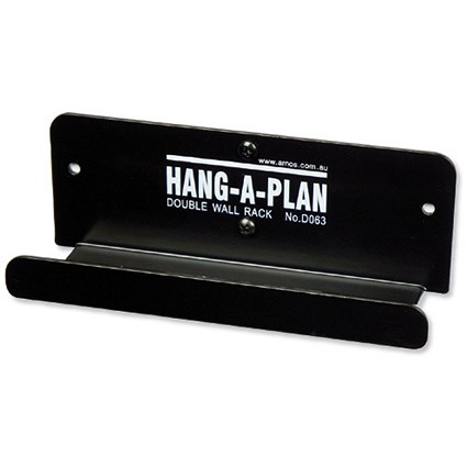 Arnos Hang-A-Plan Front Load Wall Rack - 2 Binder Capacity - A0 to A3