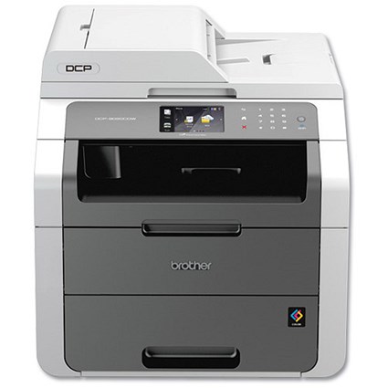 Brother Colour Laser Multifunctional Duplex A4 Printer with Wired and Wi-Fi Network Ref DCP9020CDW