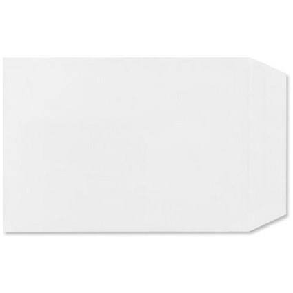 Plus Fabric C5 Pocket Envelopes / Press Seal / 110gsm / White / Pack of 25
