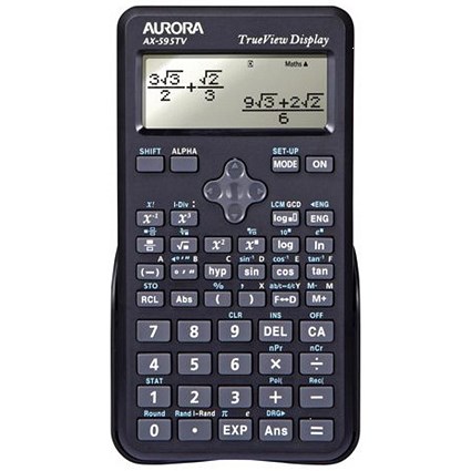 Aurora AX-595TV Calculator Scientific Black Ref AX-595TV