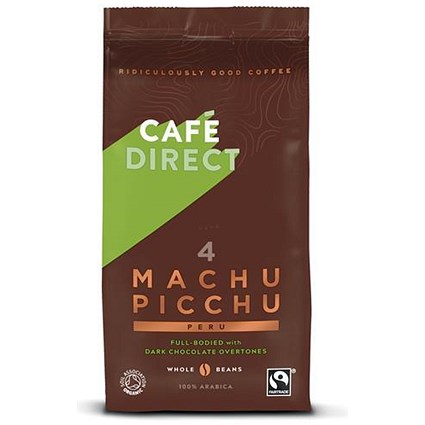Cafe Direct Machu Pichu Peruvian Fairtrade Coffee Beans - 227g