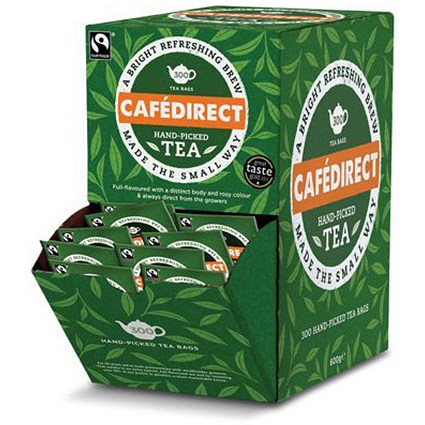 Cafe Direct Handpicked Everyday Tea / Tagged Envelope Tea Bags / Pack of 300