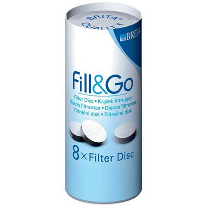 Brita Fill and Go Filter Refill Discs - Pack of 8