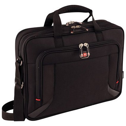 Wenger Prospectus Laptop Briefcase with Tablet Pocket - Fits Up To 16 inch Laptop