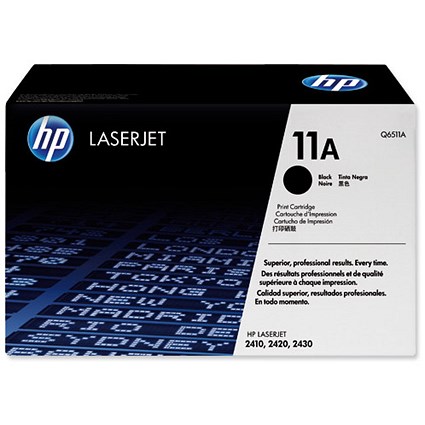 HP 11A Black Laser Toner Cartridge