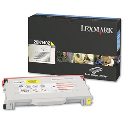 Lexmark 20K1402 High Yield Yellow Laser Toner Cartridge