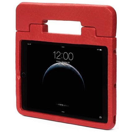 Kensington SafeGrip Rugged Carry Case & Stand For iPad Air - Red