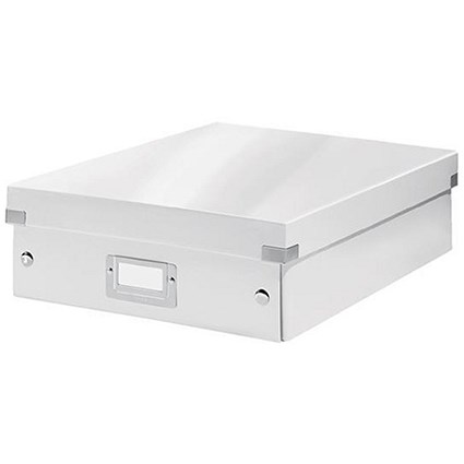 Leitz WOW Click & Store Organiser Box / Medium / White