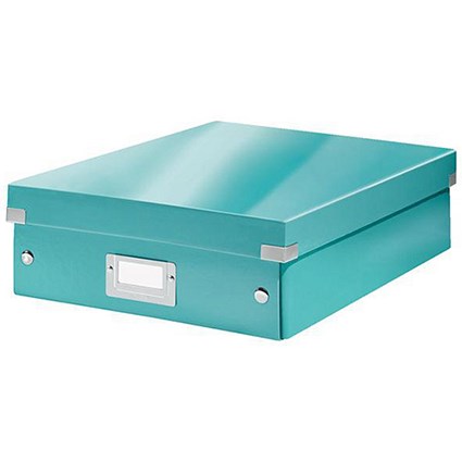 Leitz WOW Click & Store Organiser Box / Medium / Ice Blue
