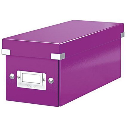Leitz WOW Click & Store CD Box - Purple