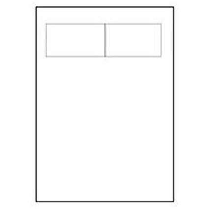 Avery Integrated Double Label Sheet / 85x54mm / White / L4840-40 / 40 Sheets