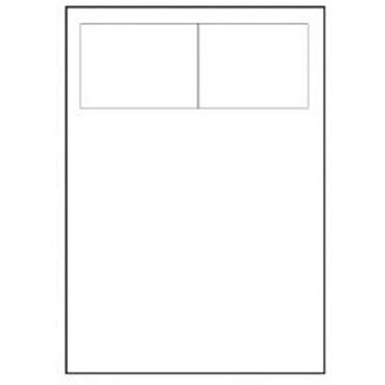 Avery Integrated Double Label Sheet / 100x45mm / White / L4843-40 / 40 Sheets