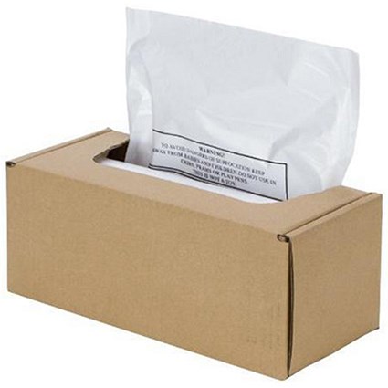 Fellowes Shredder Bags for AutoMax 300C/500C 94L Ref 3608401 [Pack 50]