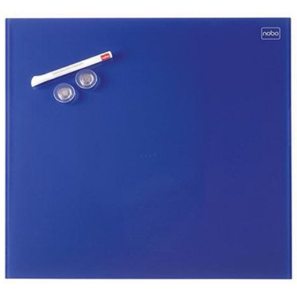 Nobo Diamond Drywipe Board / Magnetic / W300xH300mm / Blue