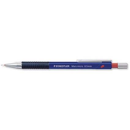 Staedtler 775 Mars Micro Automatic Pencil with Rubber Grip and Cushioned 0.5mm Lead [Pack 10]