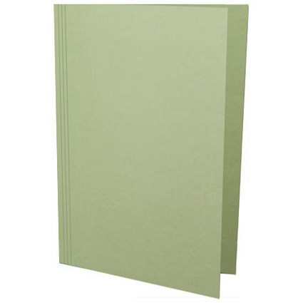 Guildhall Square Cut Folders / 315gsm / Foolscap / Green / Pack of 100