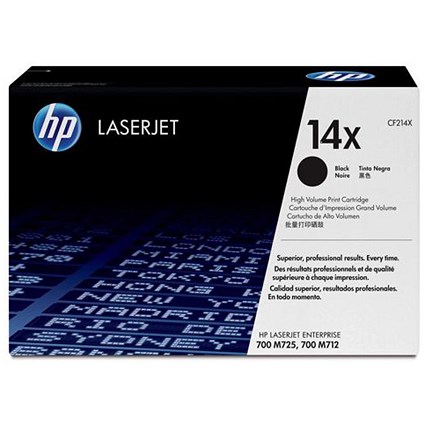 HP 14X High Yield Black Laser Toner Cartridge