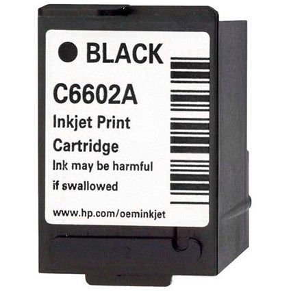 HP Black Generic Inkjet Print Cartridge - C6602A