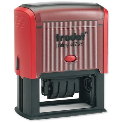 Trodat Printy 4726 Date Stamp Self-Inking Text Area 41x24mm