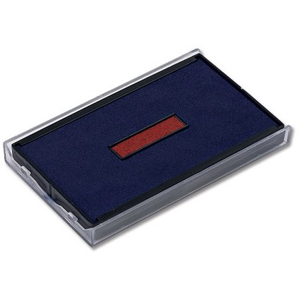 Trodat 6/4926/2 Refill Ink Cartridge Pad for Custom Stamp Red and Blue [Pack 2]