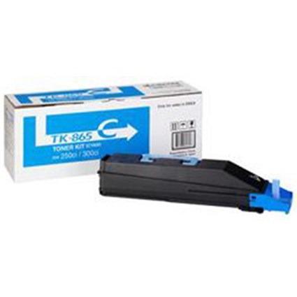 Kyocera TK-865C Cyan Laser Toner Cartridge