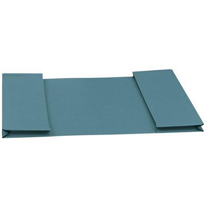 Invo Twin Pocket Document Wallet 315gsm Capacity 2x35mm Foolscap Blue Ref 400038541 [Pack 25]
