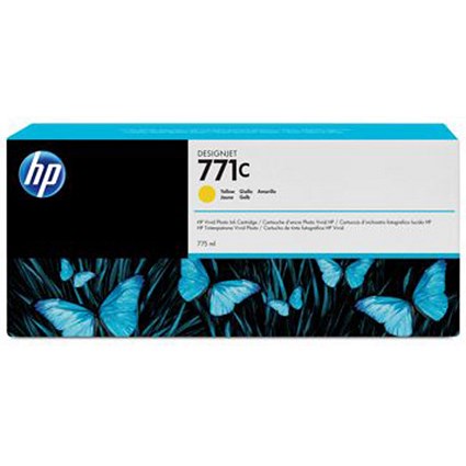 HP 771C DesignJet Yellow Ink Cartridge