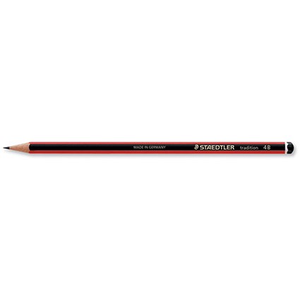 Staedtler 110 Tradition Pencil Cedar Wood 4B [Pack 12]