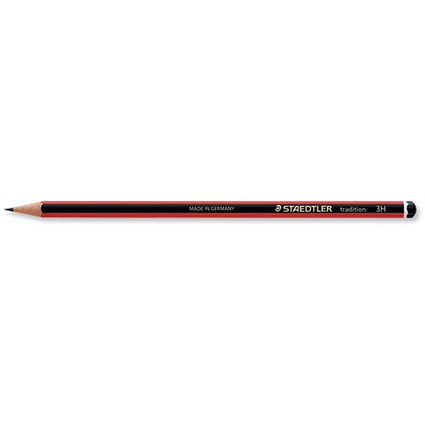 Staedtler 110 Tradition Pencil Cedar Wood 3H [Pack 12]