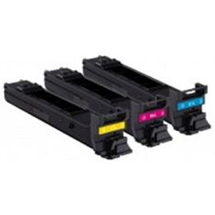 Konica Minolta A0DKJ52 High Yield Laser Toner Cartridge Value Pack - Cyan, Magenta and Yellow (3 Cartridges)