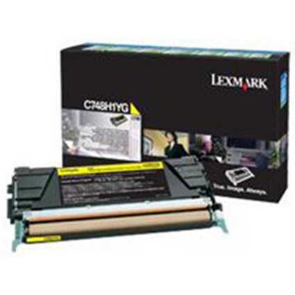 Lexmark C748H1YG High Yield Yellow Laser Toner Cartridge